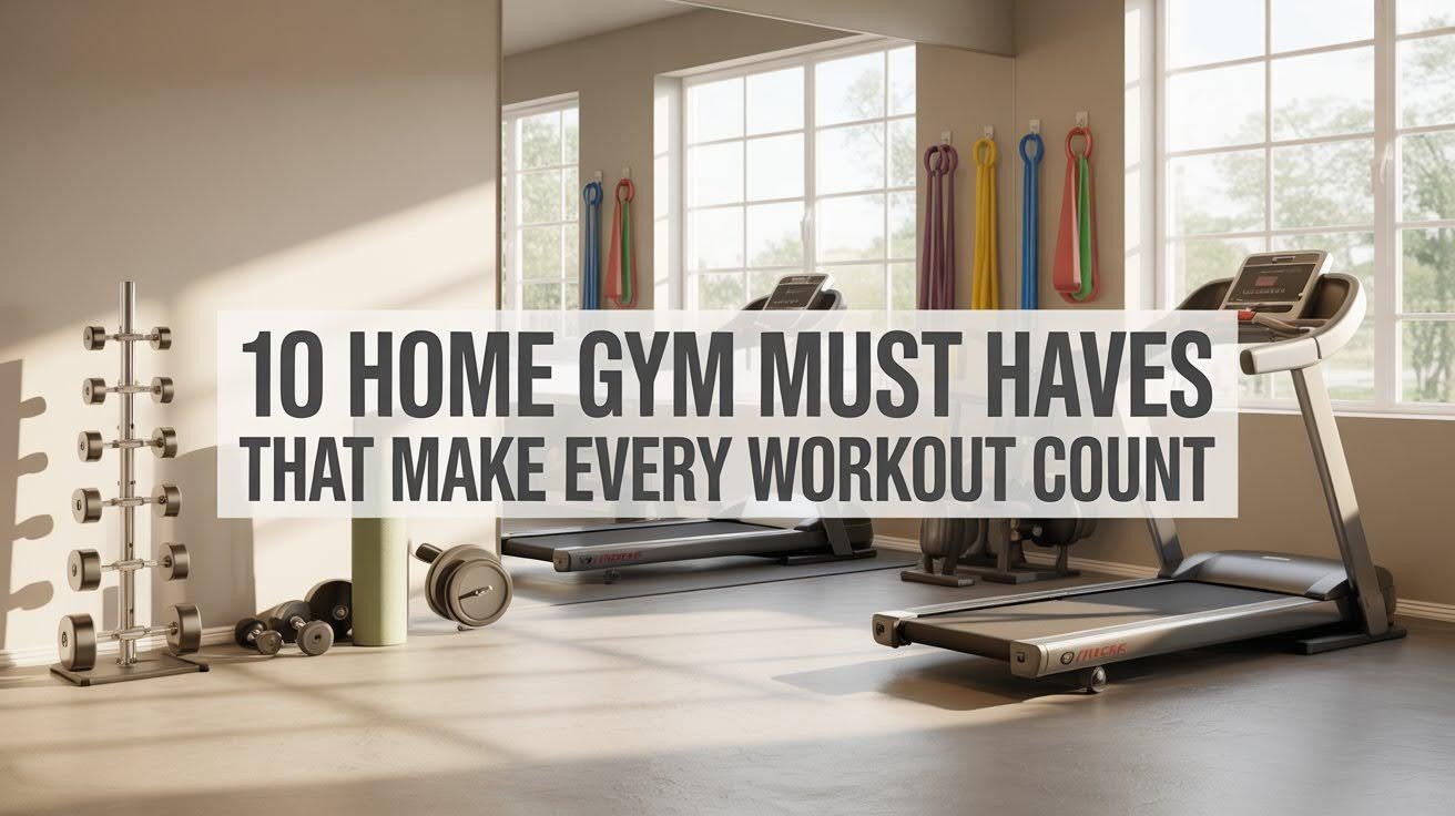10 Home Gym Must-Haves That Make Every Workout Count