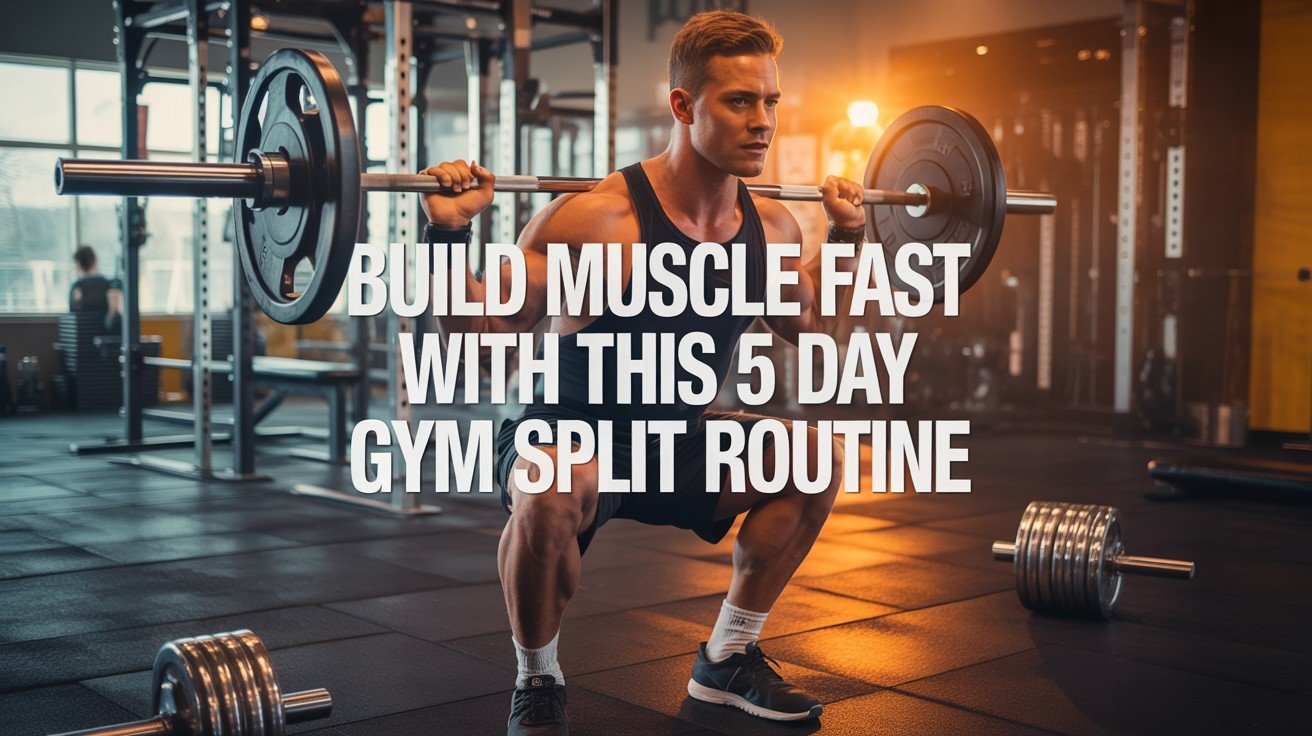 Build Muscle Fast With This 5 Day Gym Split Routine