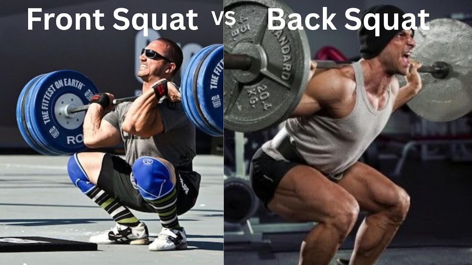 Front vs Back Squat