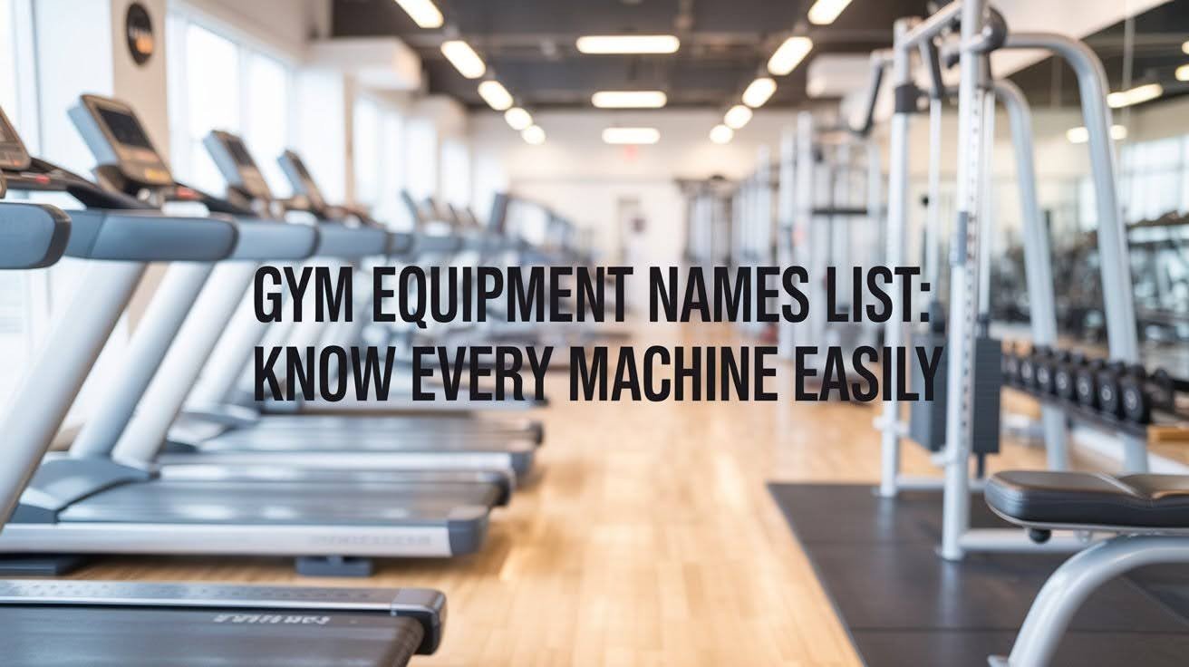 Gym Equipment Names List