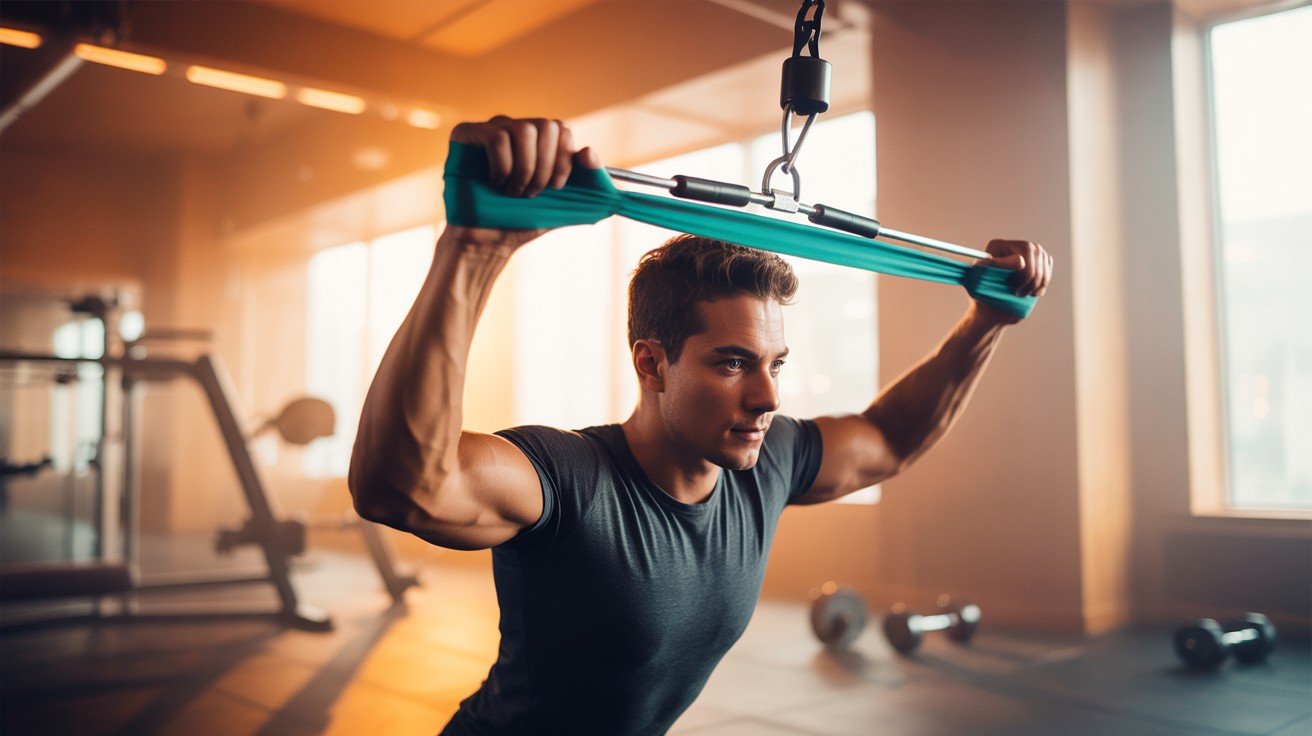 Resistance Band Tricep Pushdown