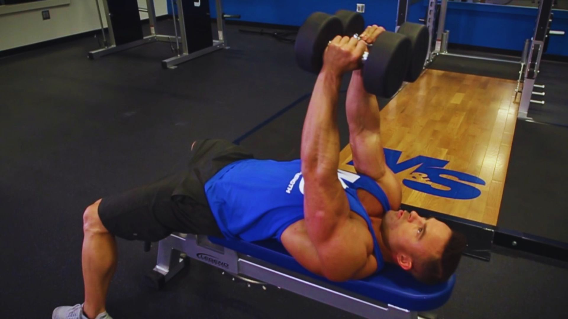 Reverse Grip Dumbbell Squeeze Press