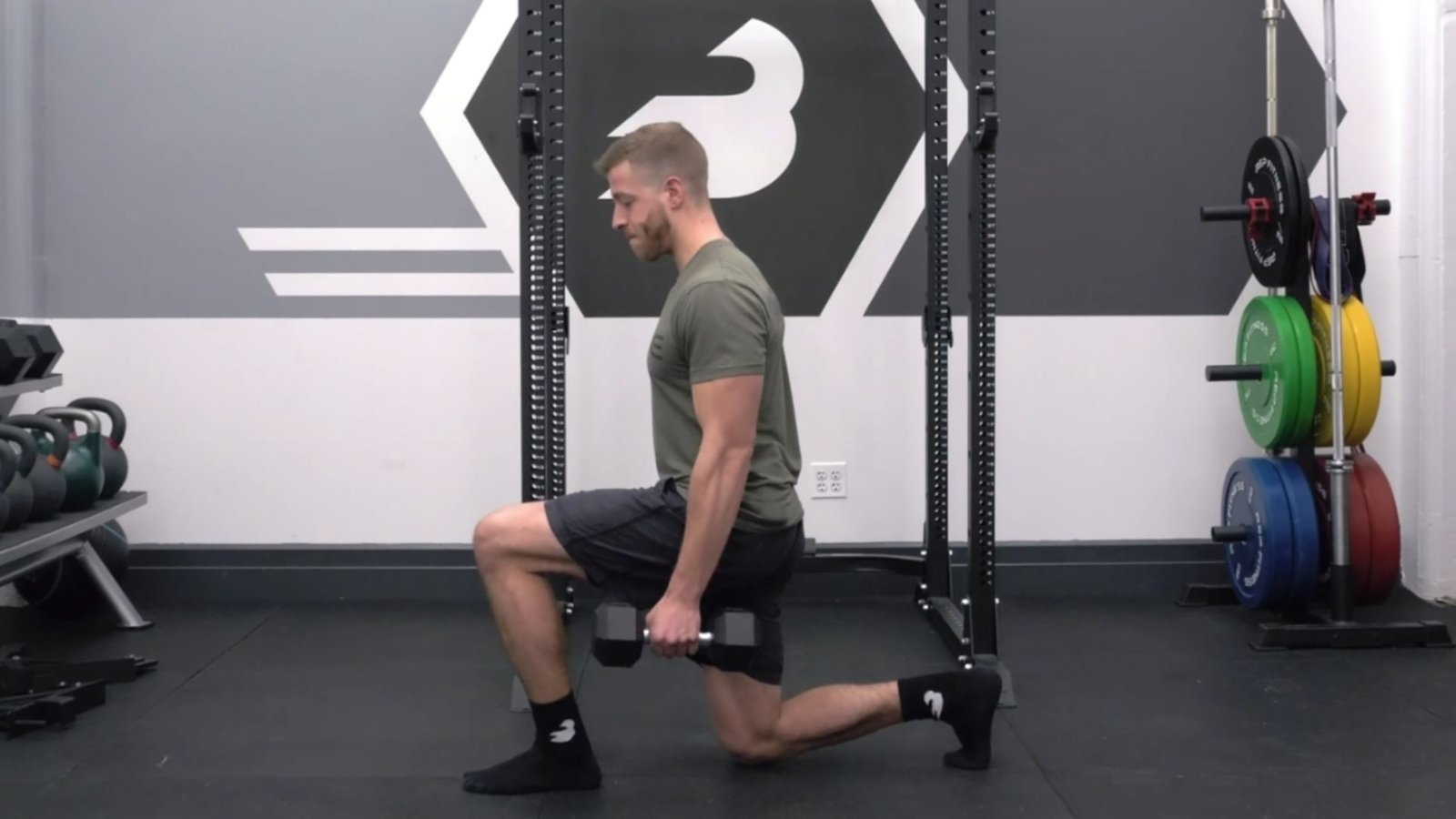 Split Squat (Stationary Lunge)
