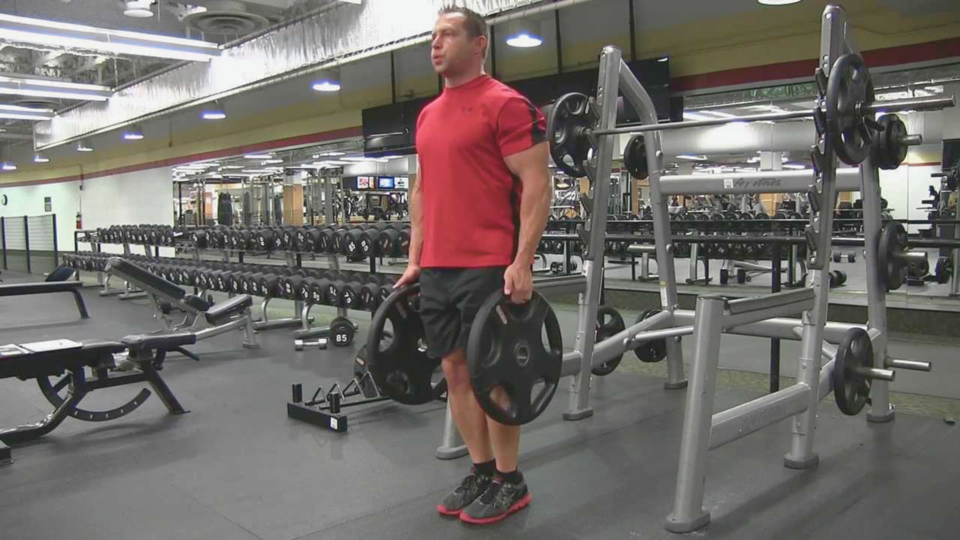 3. Plate Shrugs