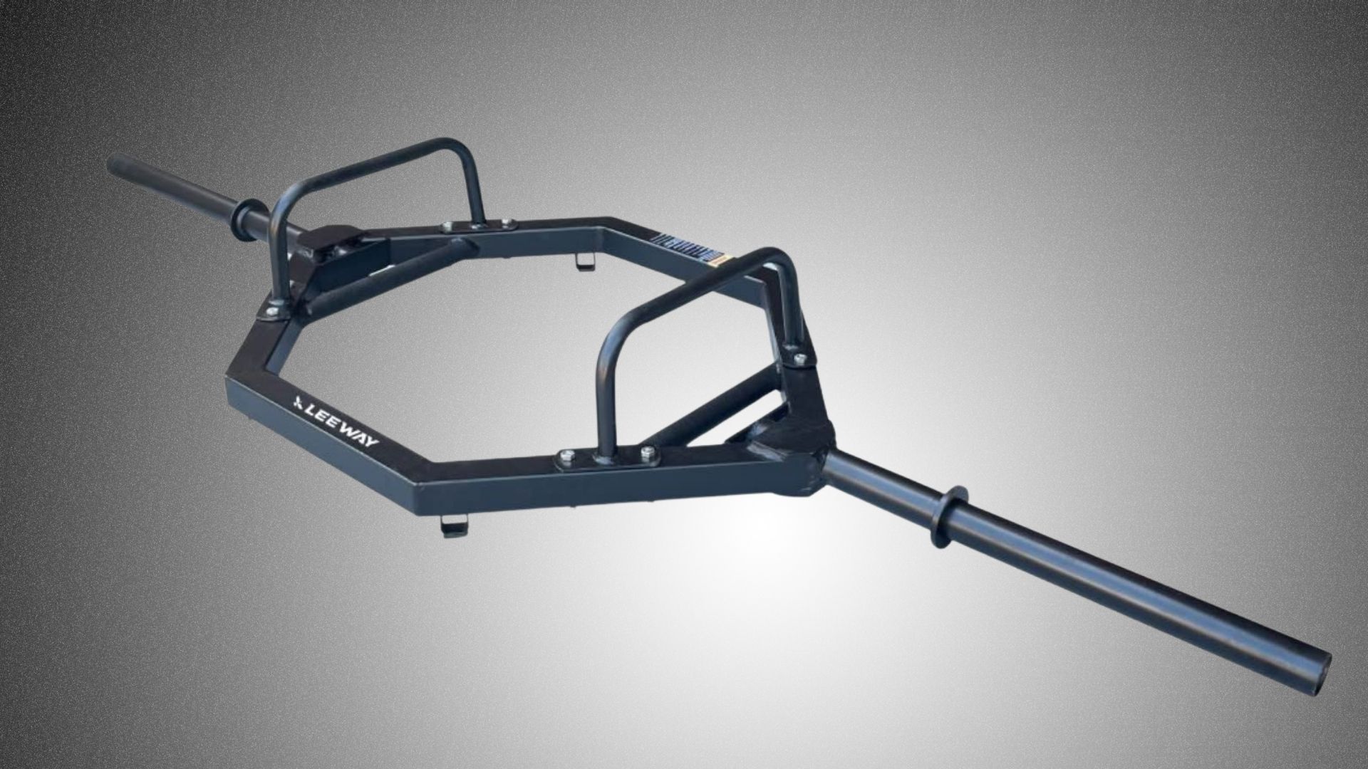 Lightweight hex bar connected to a sturdy metal bar, designed for effective weightlifting and strength training.