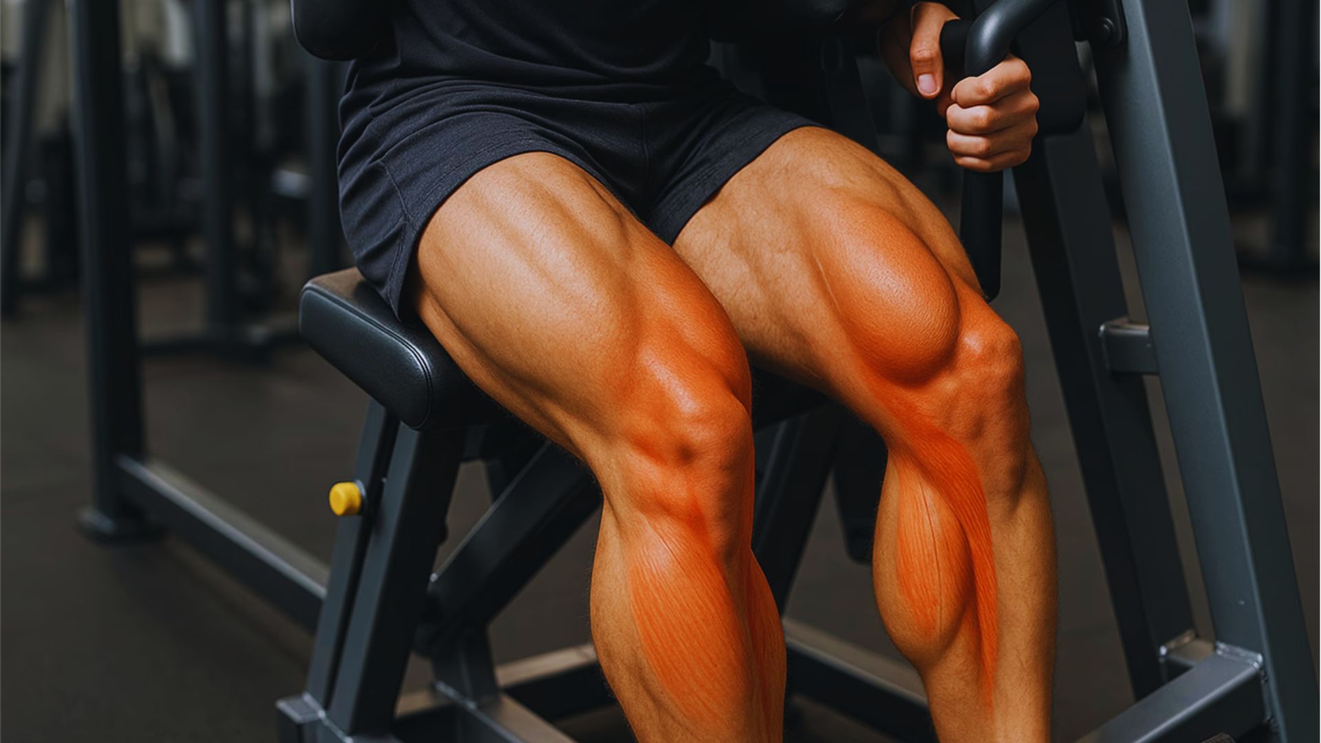 A collage of men performing various leg exercises, showcasing strength training techniques for leg development.