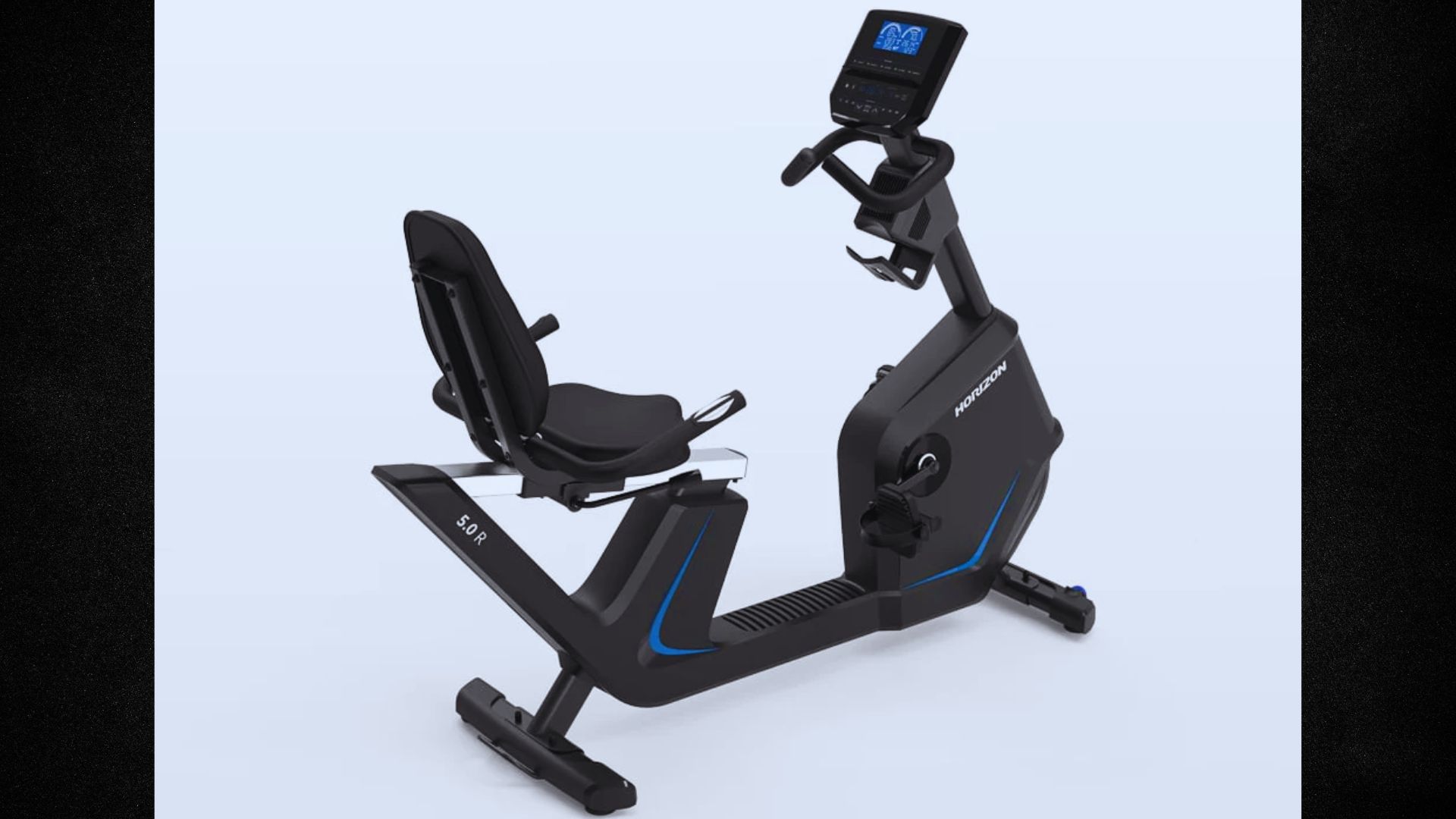 A stationary bike featuring a monitor for tracking workout metrics and performance.