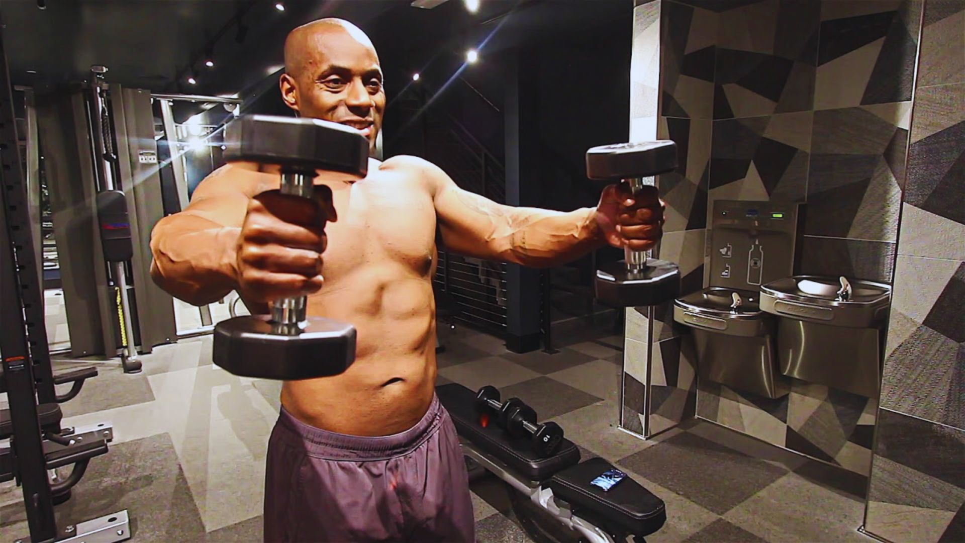 Static Dumbbell Holds