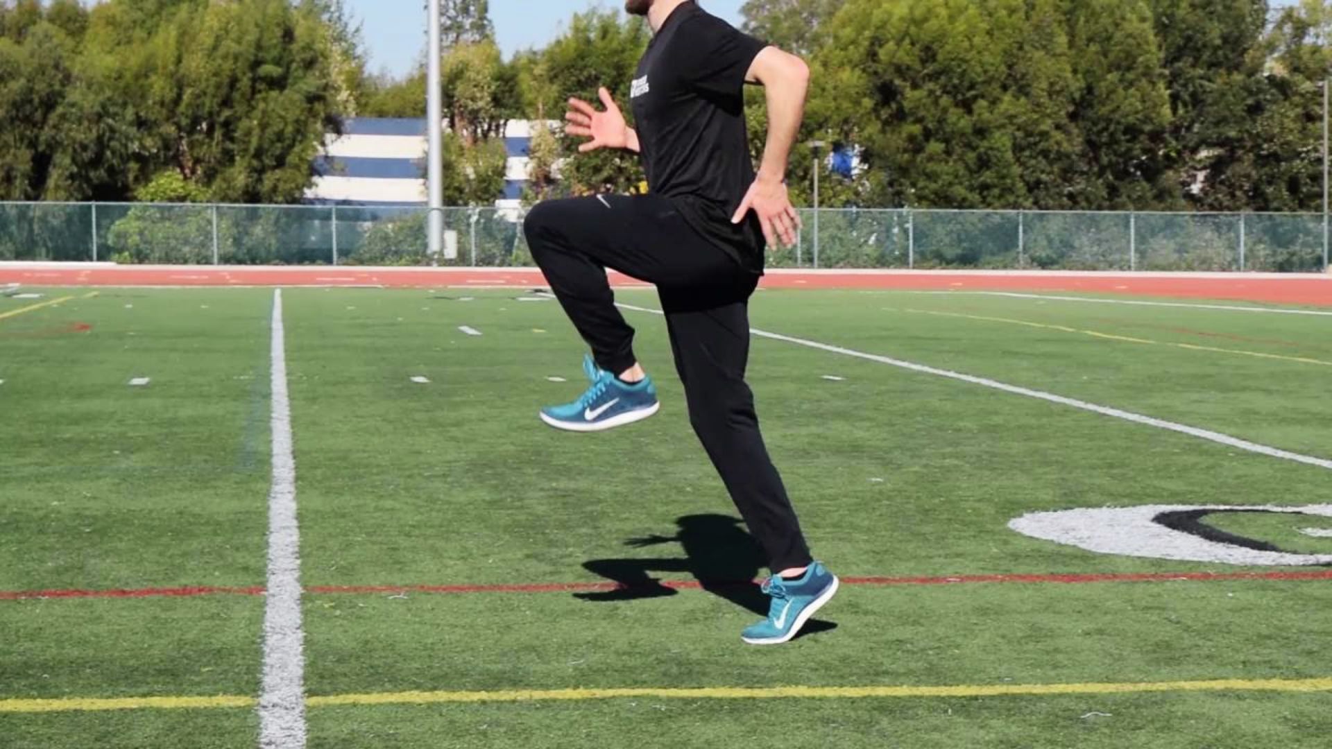 “ High Knees Drill ” is one of the Best Tibialis Anterior Strengthening Exercises