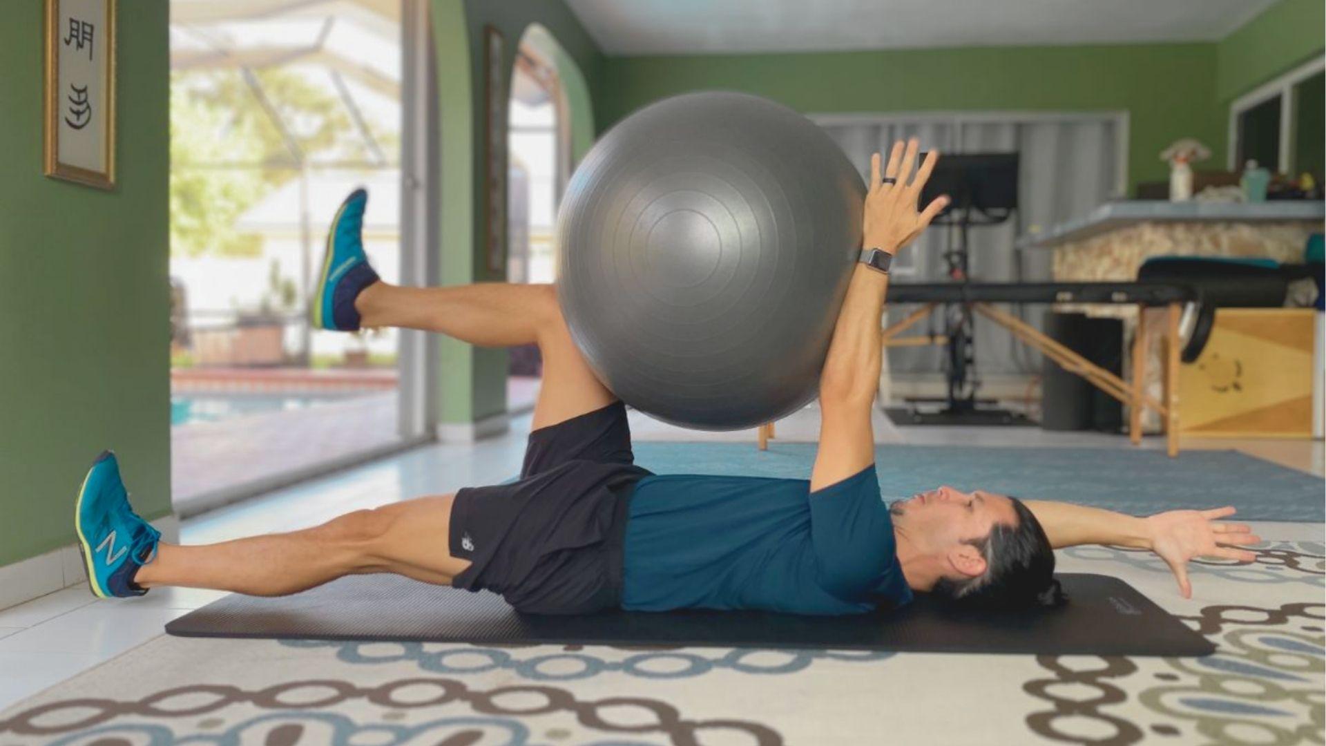 Stability Ball Dead Bug