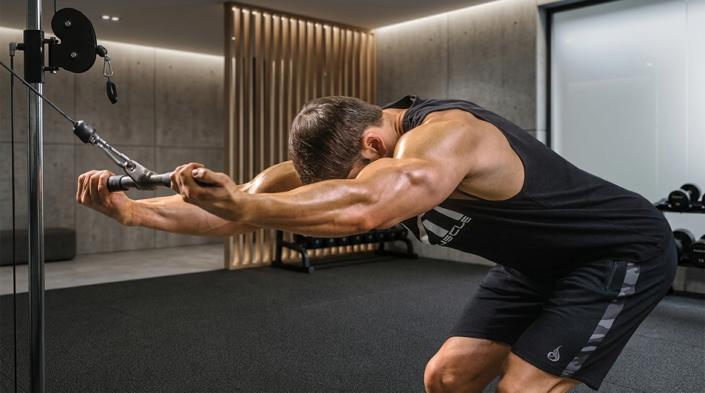 Cable back workout routines for beginners, standing, seated, and muscle growth