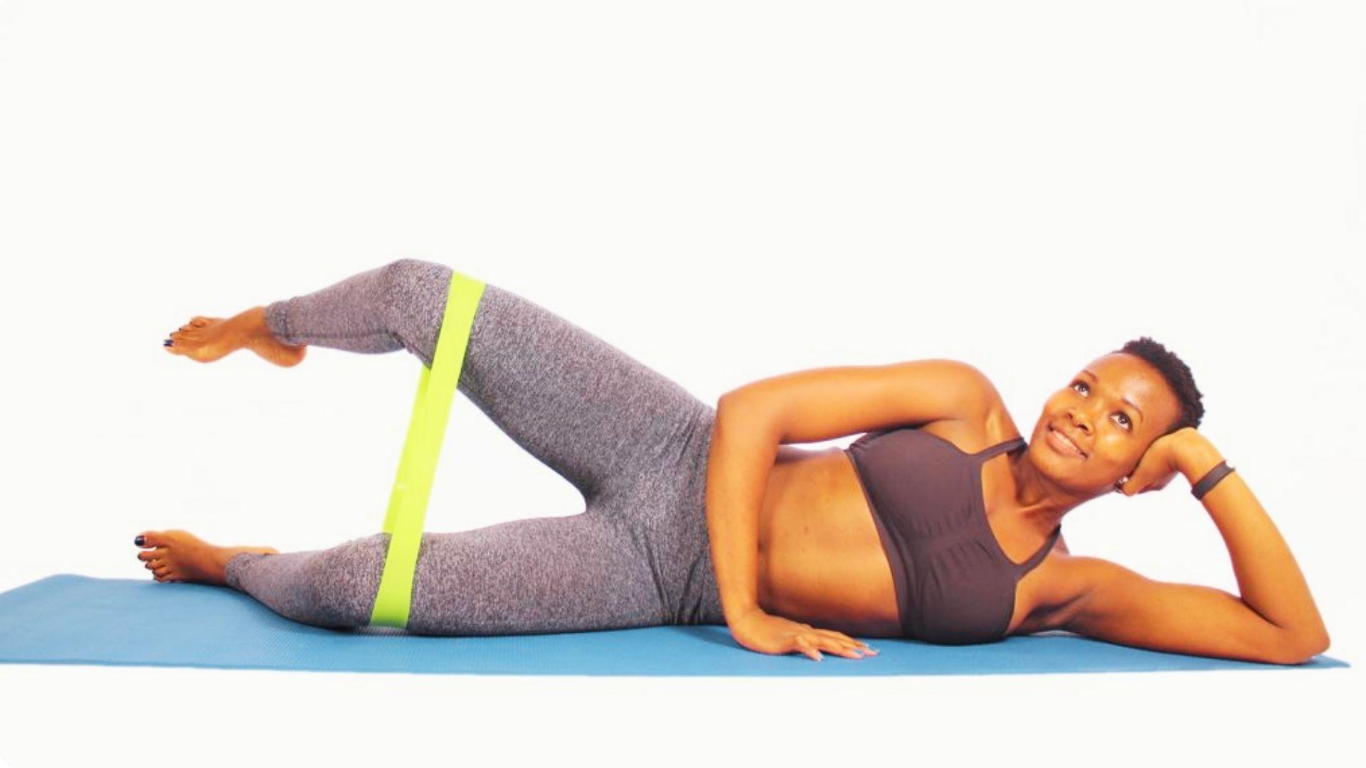Single-leg clam shell exercise for advanced hip stability and balance training