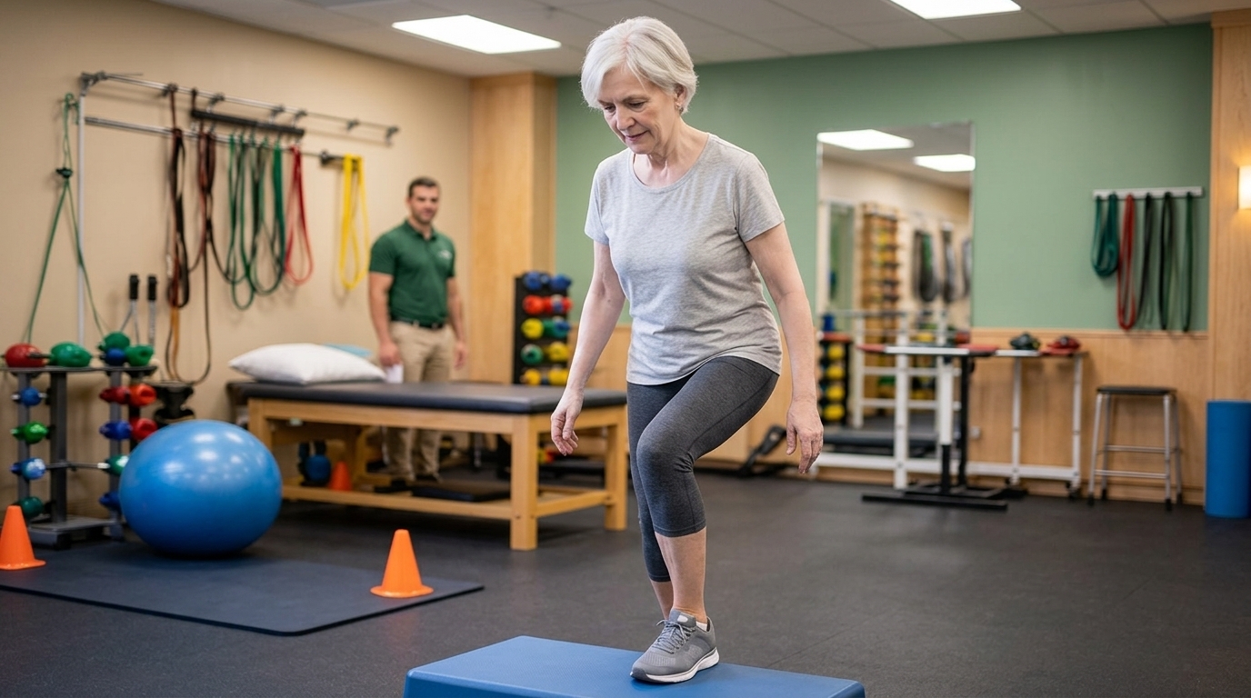 Step-Downs is one of the Best Vastus Medialis Exercises